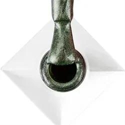 No. 213, Metallisk grøn Cat Eye gelpolish Molly Nails